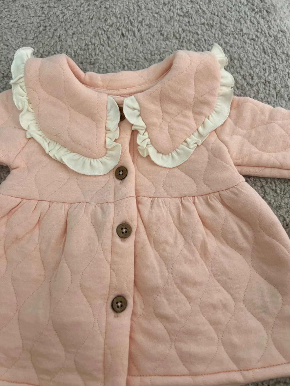 Pink baby girl jacket